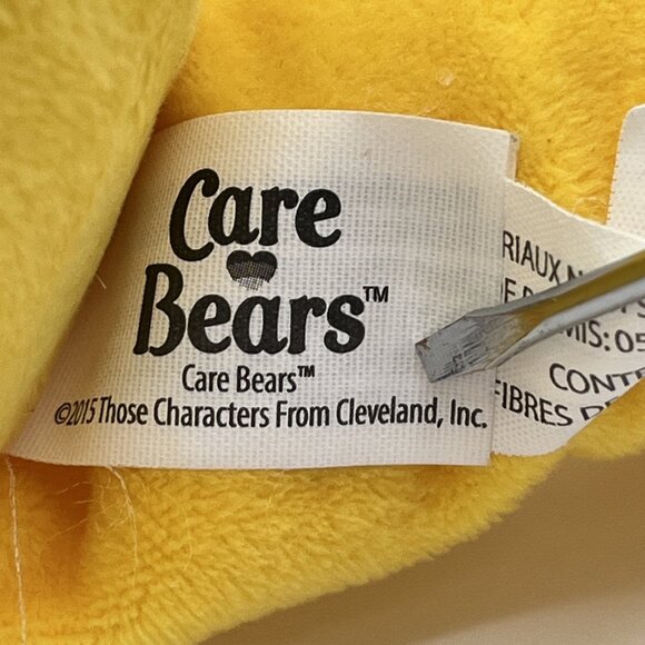 Care Bears Funshine Bear 14" Plush Stuffed Animal 2015 Yellow Sunshine - Picture 10 of 10